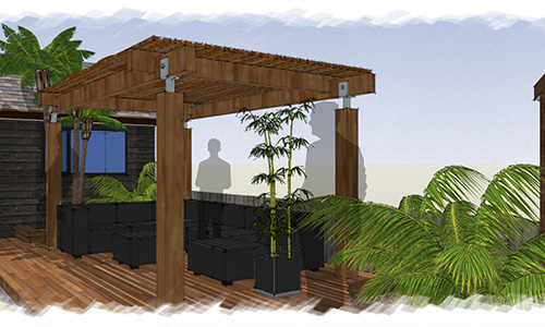 Garden landscape visualisation example project